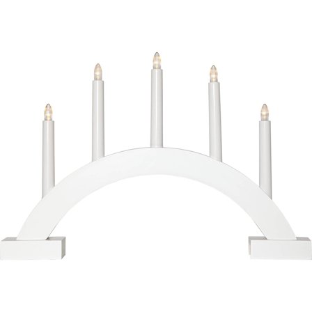 Star Trading - Adventstake ABBE 139-04-1 Hvit