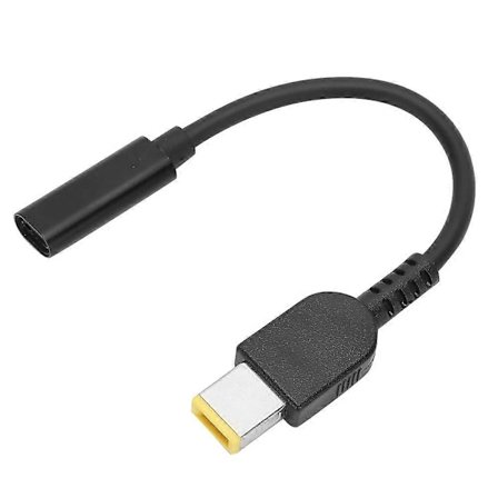 TypeC Hun til DC Adapter til Lenovo Strømkabel Firkantet Port 11 x 5.0mm Han Kabel 17cm