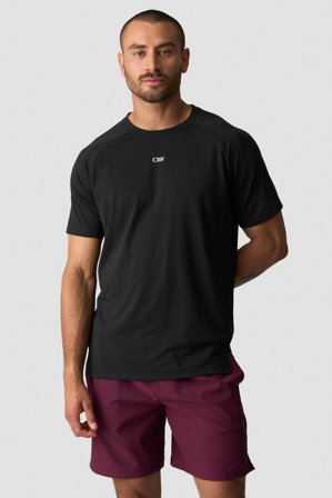 ICANIWILL - Stride Printed Tee Black - Herren - ICIW