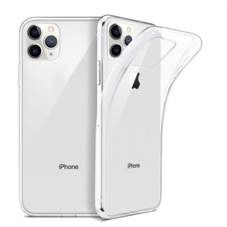 2 stk iPhone 11 PRO silikone etui - Gennemsigtig