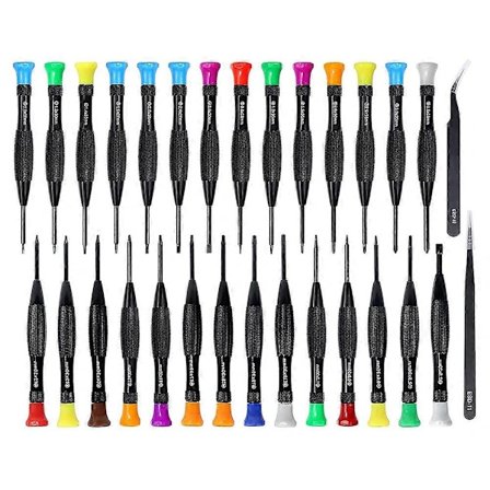 [CA] 30 i 1 Torx Skruetrækkersæt Magnetisk Præcisionsskruetrækkersæt med Phillips Flad Mini Skruetrækker