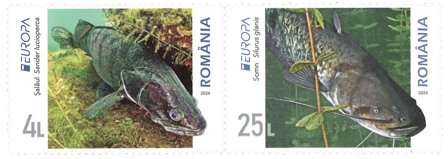 Rumænien - EUROPA 2024 Undervandsfauna og -flora - Postfrisk sæt 2v
