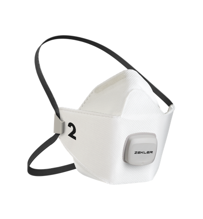 Zekler 1502V Halvmaske 3-pakning, filtrere antall, Ånderettsvern