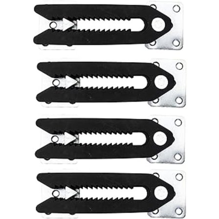 (4-pack) Soffa klämmor stål halkfria sektions soffa anslutningar för soffa