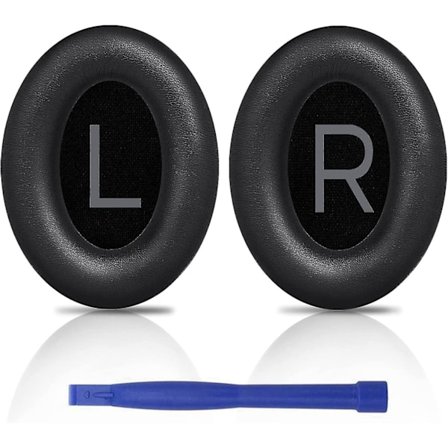 Øreputer for Bose Quietcomfort 45-qc45 Over-ear hodetelefoner, øreputer med mykere proteinlær, støyisolerende minneskum-