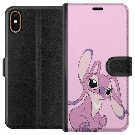 Apple iPhone X Lommeboketui Stitch rosa