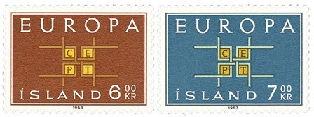 Island AFA 374-375 - Postfrisk