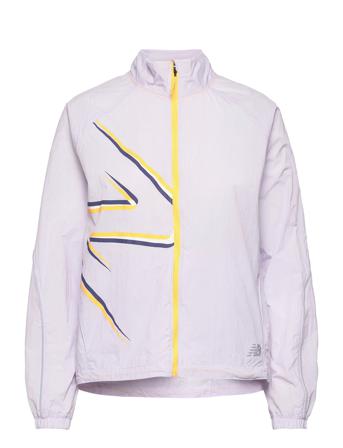 Printed Impact Run Light Pack Jacket Patterned New Balance
