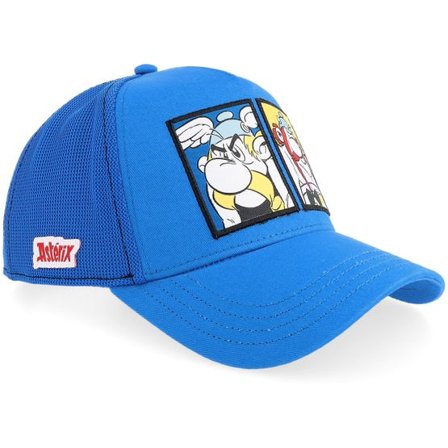 Capslab - Blå trucker Keps - Asterix & Obelix Blue A-frame Trucker @ Hatstore