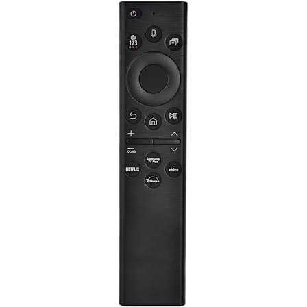 2025 Senaste Modell för Samsung TV Fjärrkontroll Ersättning, för 2019-2024 Samsung Fjärrkontroll för Smart TV med Röststyrning. Ingen Solcell