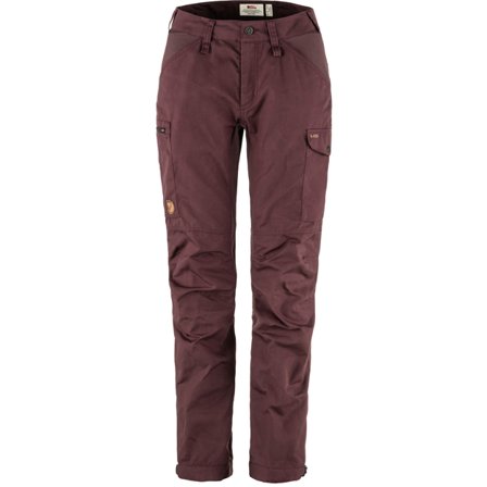 Fjällräven Dam's Kaipak Trousers Curved in Port | Size: 36, G-1000