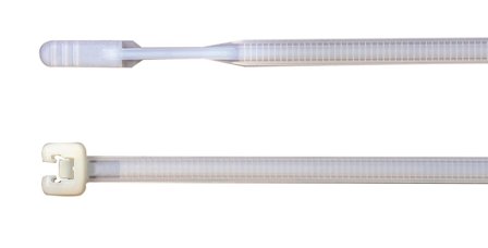 Hellermann Tyton 109-00001 Buntband Natur, 2,6 mm, 100-pack 105 x 2,6 mm, Installationsmaterial
