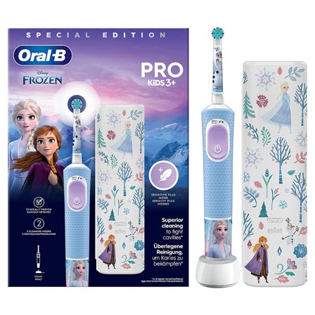 Oral-B Frozen Eltandbørste Børn 3+, Medicin & Pleje, Tandpleje Til Børn, Børnetandbørster
