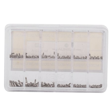 Ruostumattomasta teräksestä valmistettu kellon takakannen ruuvi kellonkorjaustyökalujen lisävaruste kellosepälle (4023-A)