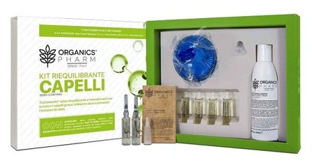 Organics Pharm Kit Riequilibrante Capelli Lozione 6 Fiale +