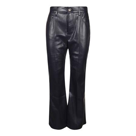 Nanushka, Zoey Cropped Flare Pants Zwart, Dames, Maat:S