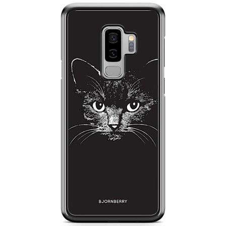 Bjornberry Skal Samsung Galaxy S9 Plus - Svart/Vit Katt