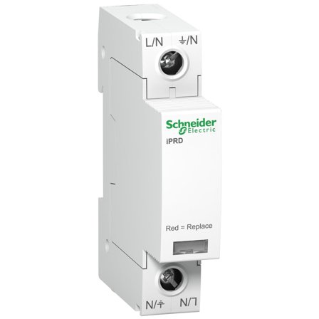 Schneider Electric A9L08100 Overspenningsvern Type 2 + 3, 1 P, 1 modul, Stikkontakter & kabler
