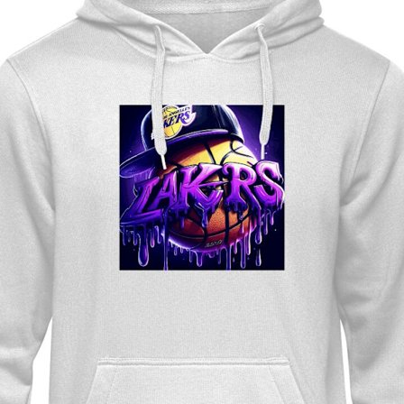 Barn Hoodie Lakers Basket NBA Basket USA