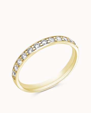 Alliancering Leoni 18K Gultguld 2mm - Forlovelsesringe & Vielsesringe hos Vanbruun