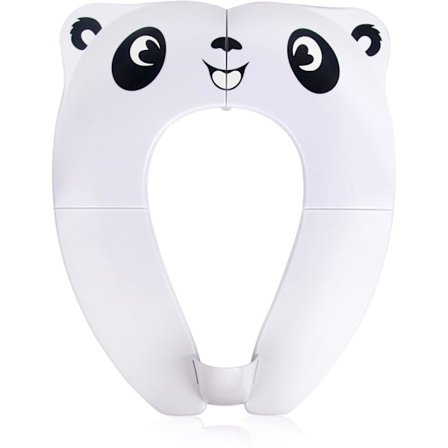 Baby Toalettsete Reduserer (Hvit), Sammenleggbart Toalettsetebeskytter for Barn, Bærbar Toalettsetebeskytter for Gutter og Jenter med 8 Sklisikre 