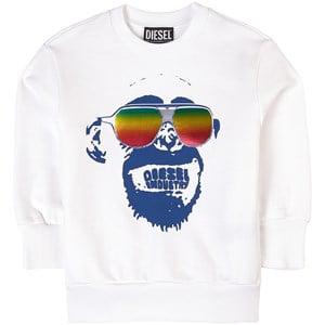 Kids - Diesel White Screwonkey Sweatshirt 8 Years - Jumpers and knitwear - 8 years - White