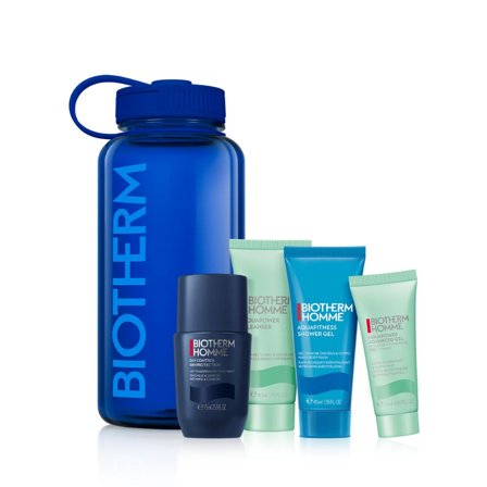 Biotherm Homme Power Drop Set cont.: Aquapower Advanced Gel 20 ml + Aquapower Cleanser 40 ml + Aquafitness Shower Gel 40 ml + Day Control 48h 