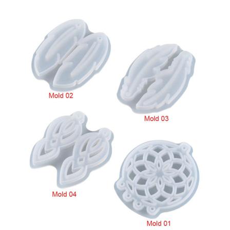 Dream Catcher Mold seinäkoristelu 1SET (4 kpl) 1 setti (4 kpl) 1set(4pcs)