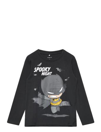 Nmmsummi Superfriends Ls Top Wab Tops T-shirts Long-sleeved T-shirts Black Name It