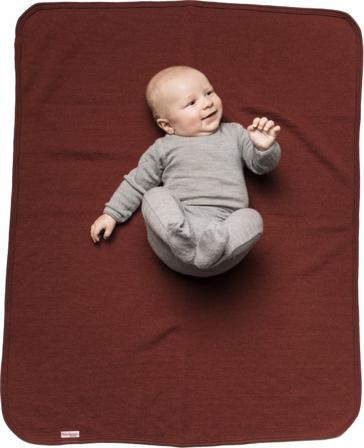 Woolpower - Kids Blanket 400 lasten merinovillapeitto - Rust Red