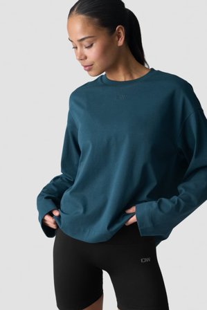 Everyday Relaxed Long Sleeve Dark Dusty Teal