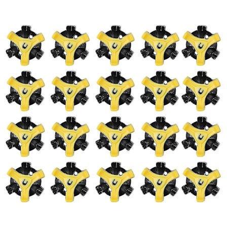 20 stk Hurtiglås Golf Pigge Udskiftning Golf Sko Pigge Golf Sko Knopper Udskiftninger Nem Installation