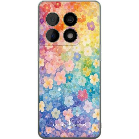 Kompatibel Mobilcover til OnePlus OnePlus 10 Pro Cactus and Friends – RainbowBloom
