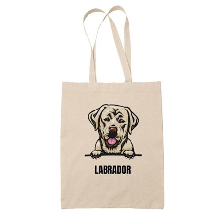 Golden Labrador tygkasse hund shopping väska Tote bag