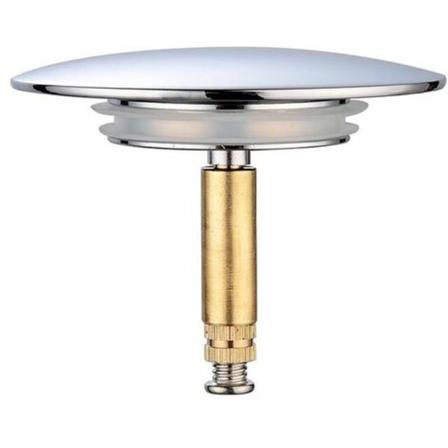Badekarpropp, diameter 70 mm, dobbelt tetning, høydejusterbar, universell badekarpropp, servantventil, rustfri badekaravløp.