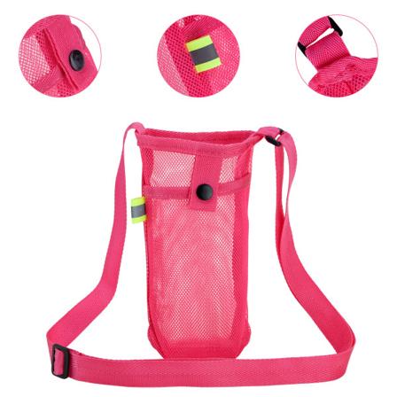 1 bærbar flaskeholder med justerbar skulderrem, velegnet til sport, vandreture, camping osv.