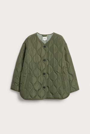 Kappahl | Vattert jakke Grønn L | Grønn