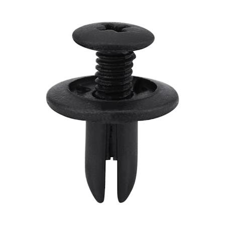 100 stk 6 Størrelser Assorterte Bilkarosseri Trykknapp Nitter Trim Klipp Panel Trykkfeste