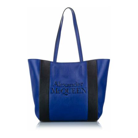 Alexander McQueen, Tote Bags Niebieski, Kobieta, Rozmiar: ONE Size