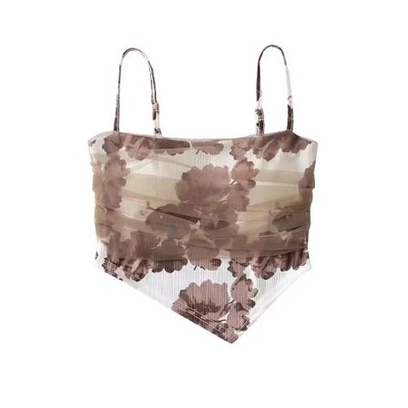 Tie Dyed Camisole Väst Oregelbunden väst COLOR 3 COLOR 3