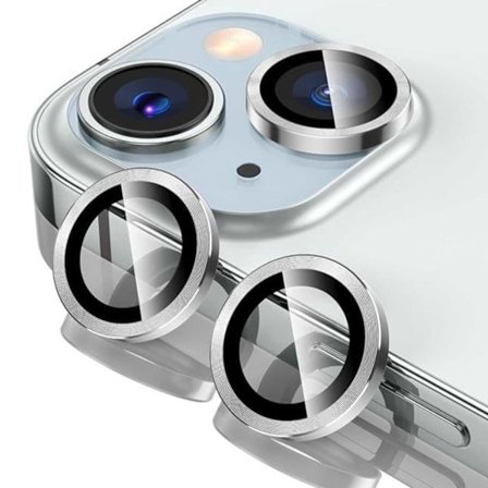 iPhone 13/13 Mini Kamerabeskyttelse Sølv