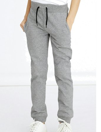 name it Nkmsweat Pant Bru Noos - Grey - 170