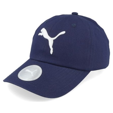 Puma - Blå unconstructed Keps - Essential Cap Blue Dad Cap @ Hatstore