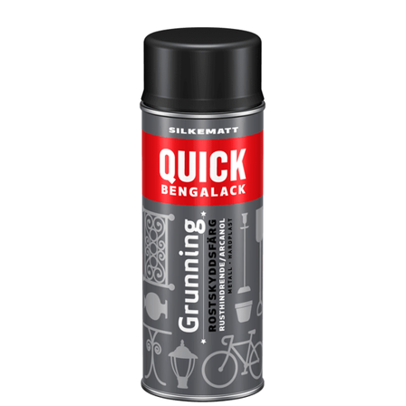 QUICK QUICK B GRUNNING SPRAY SORT SM 400ML