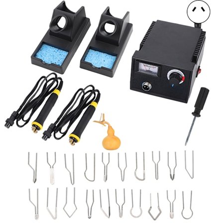 Justerbart temperatur pyrografi verktøysett 220V AU-plugg for kalebassplate rispapir