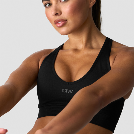 ICANIWILL Sculpt Sport-BH Svart