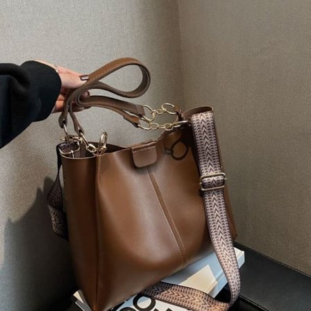 Messenger Bag Crossbody taske BROWN L