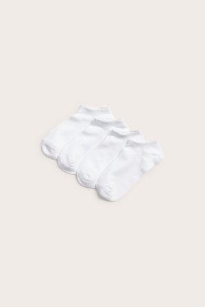 Kappahl | Strumpor 4-pack Vit 34/36 | Vit