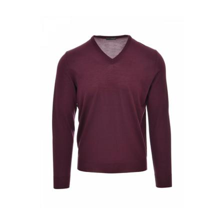 Drumohr, V-neck Knitwear Rood, Heren, Maat:M