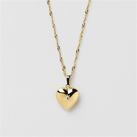 Heart As Gold Necklace